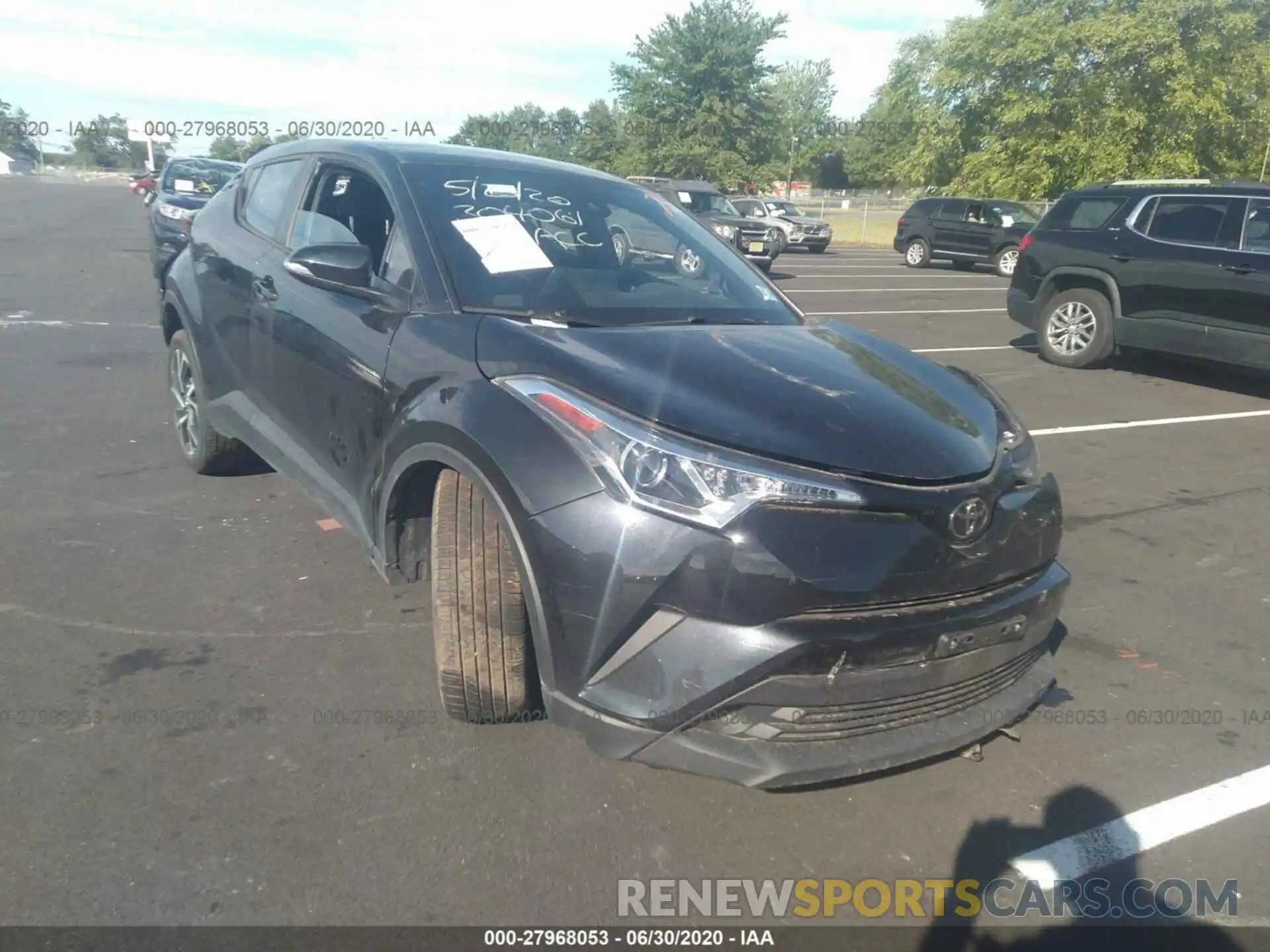 1 Photograph of a damaged car NMTKHMBX3KR082694 TOYOTA C-HR 2019