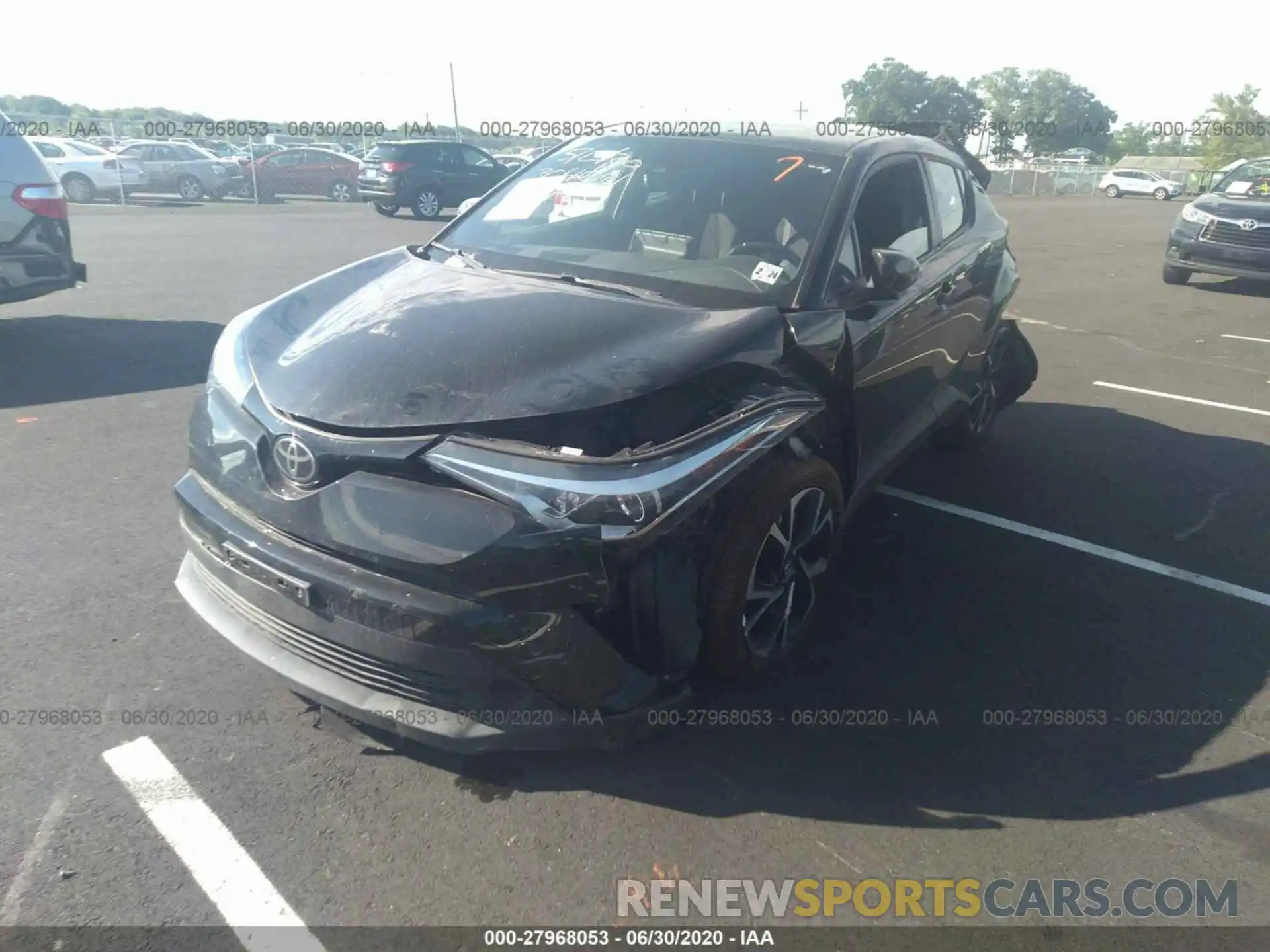 2 Photograph of a damaged car NMTKHMBX3KR082694 TOYOTA C-HR 2019