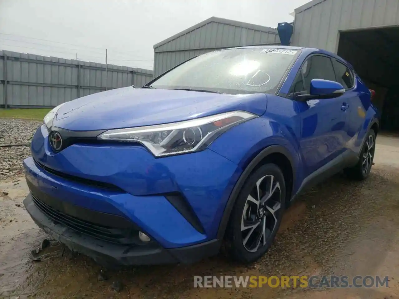 2 Photograph of a damaged car NMTKHMBX3KR082968 TOYOTA C-HR 2019