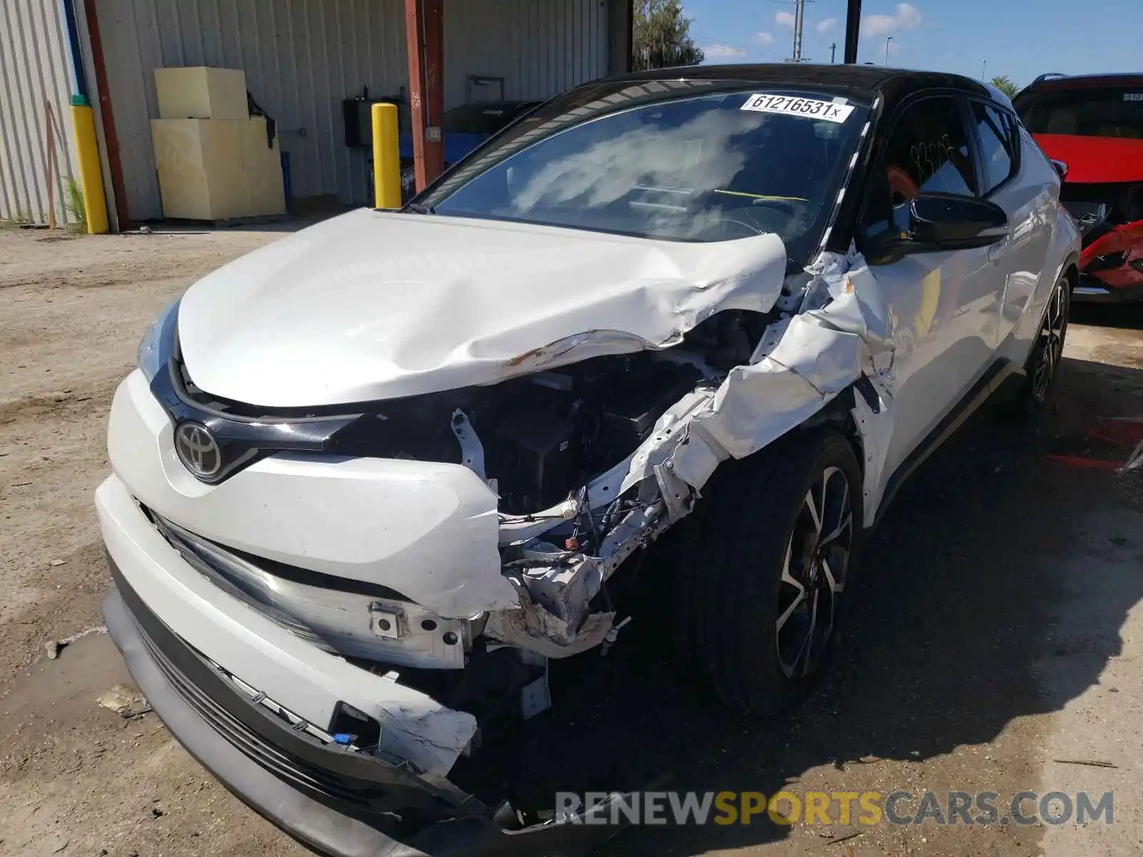 2 Photograph of a damaged car NMTKHMBX3KR084686 TOYOTA C-HR 2019