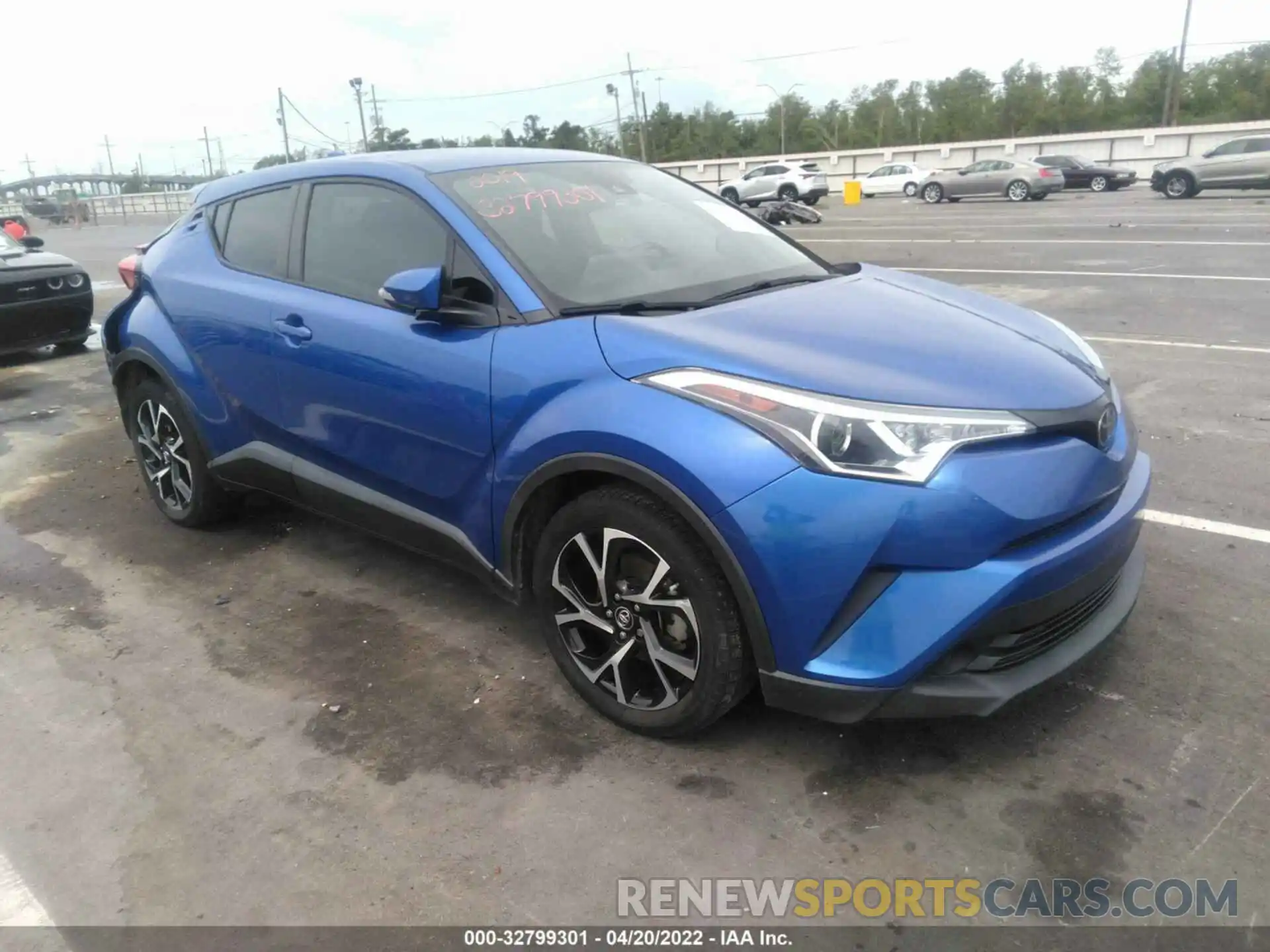 1 Photograph of a damaged car NMTKHMBX3KR085417 TOYOTA C-HR 2019