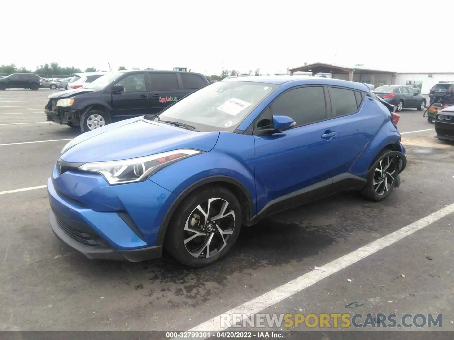 2 Photograph of a damaged car NMTKHMBX3KR085417 TOYOTA C-HR 2019