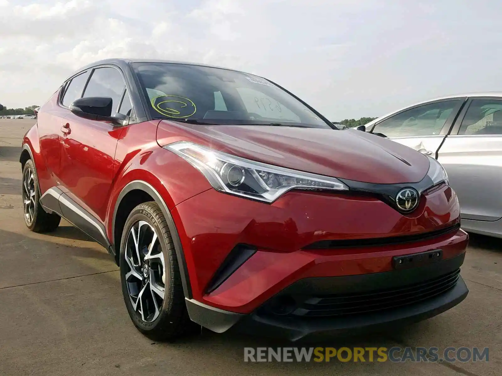 1 Photograph of a damaged car NMTKHMBX3KR085479 TOYOTA C-HR 2019