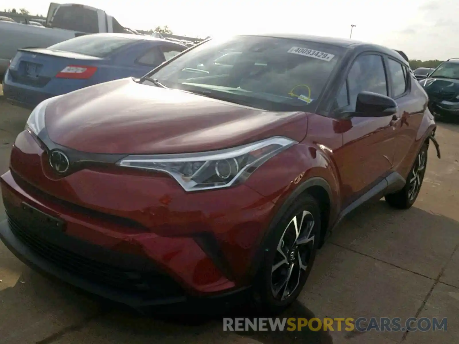 2 Photograph of a damaged car NMTKHMBX3KR085479 TOYOTA C-HR 2019