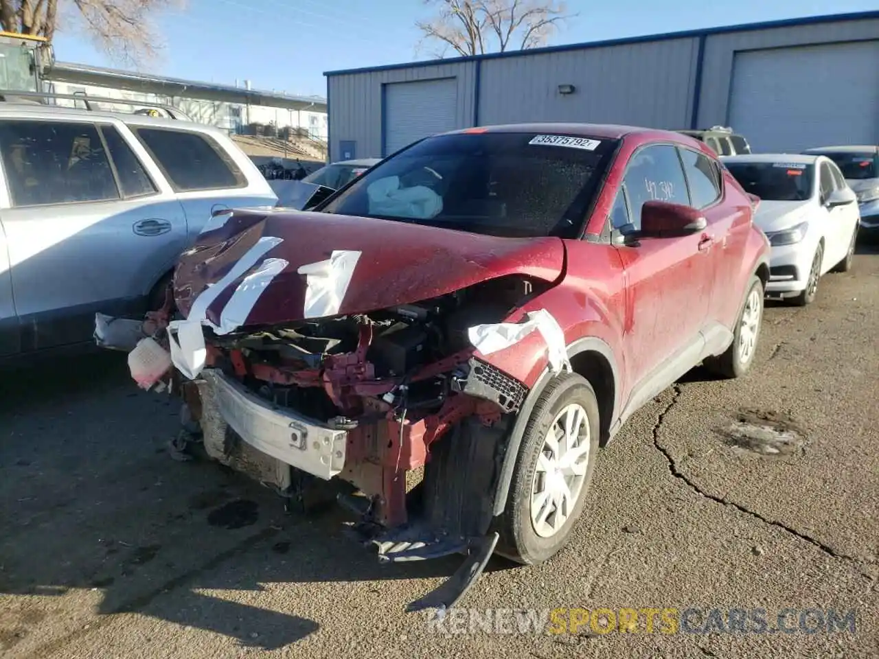 2 Photograph of a damaged car NMTKHMBX3KR086017 TOYOTA C-HR 2019