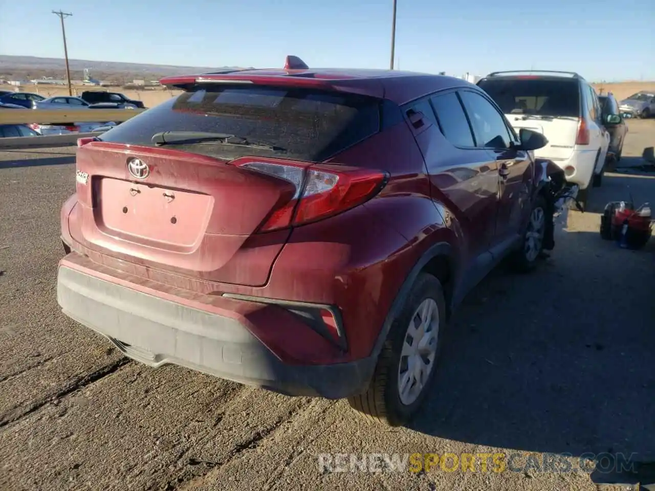 4 Photograph of a damaged car NMTKHMBX3KR086017 TOYOTA C-HR 2019