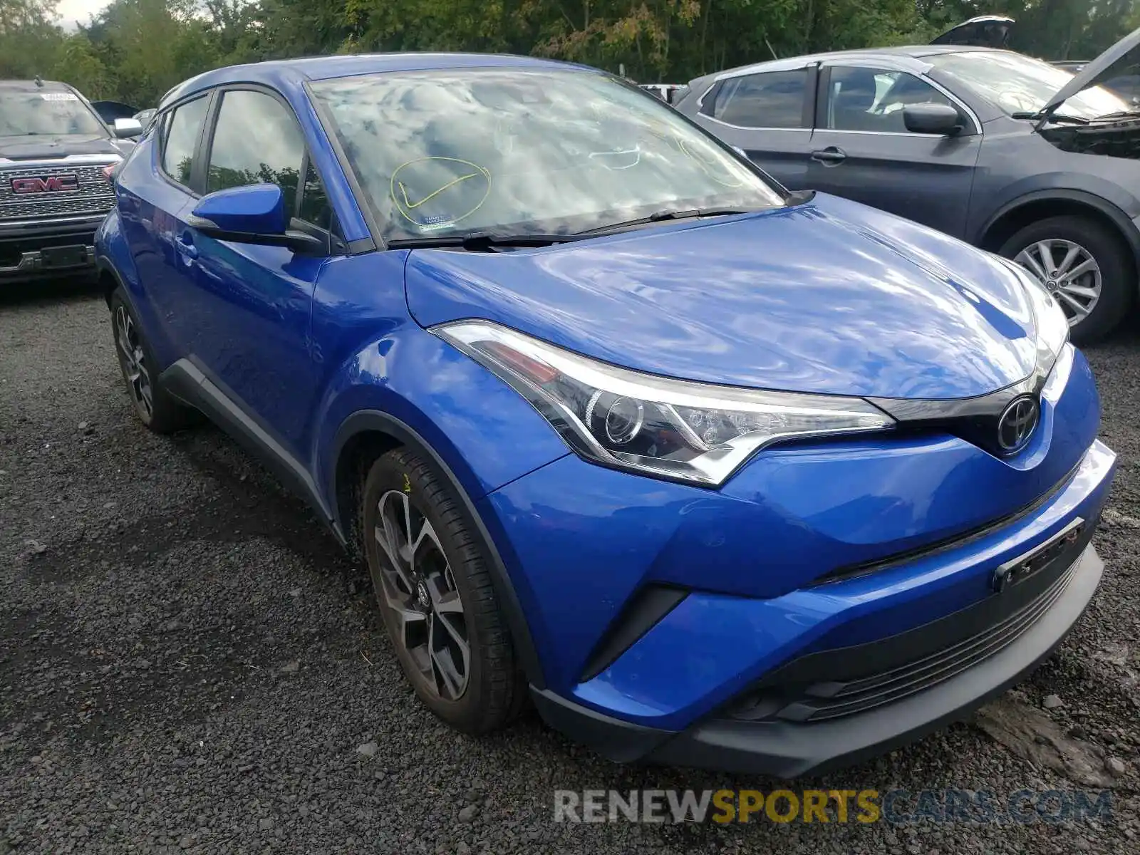 1 Photograph of a damaged car NMTKHMBX3KR086213 TOYOTA C-HR 2019