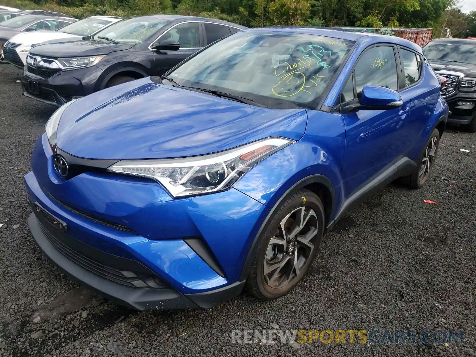 2 Photograph of a damaged car NMTKHMBX3KR086213 TOYOTA C-HR 2019