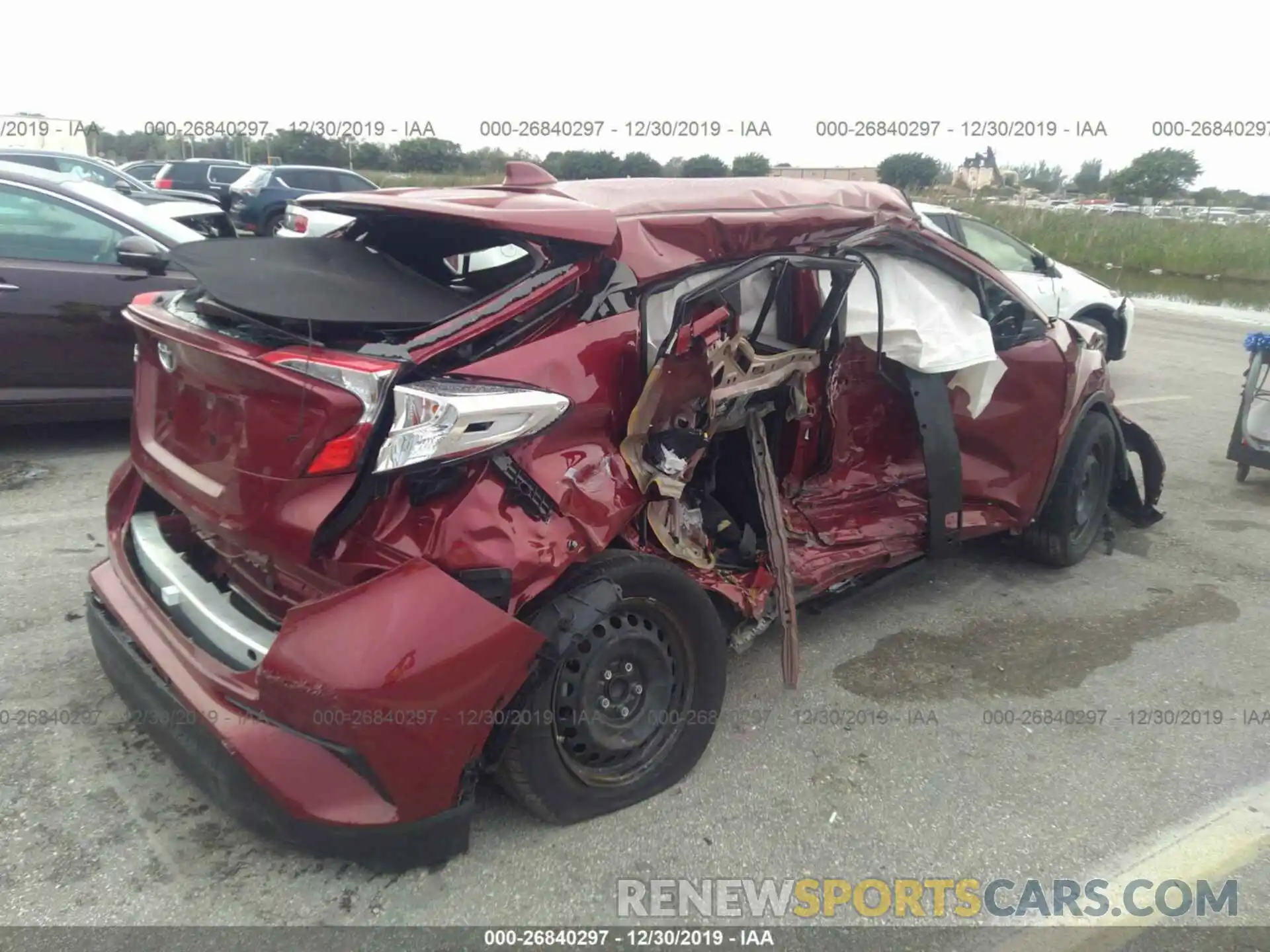 4 Photograph of a damaged car NMTKHMBX3KR086373 TOYOTA C-HR 2019