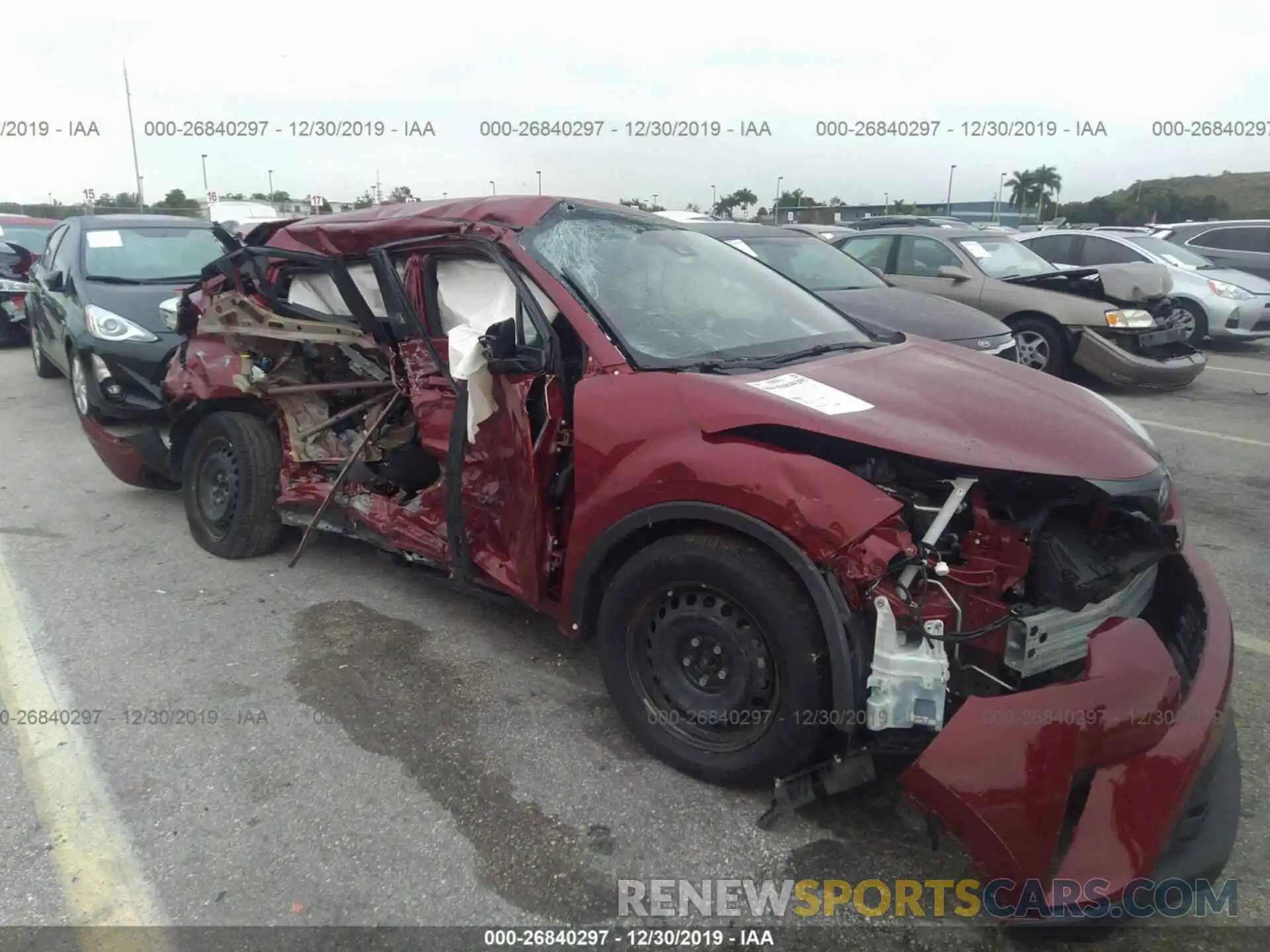 6 Photograph of a damaged car NMTKHMBX3KR086373 TOYOTA C-HR 2019