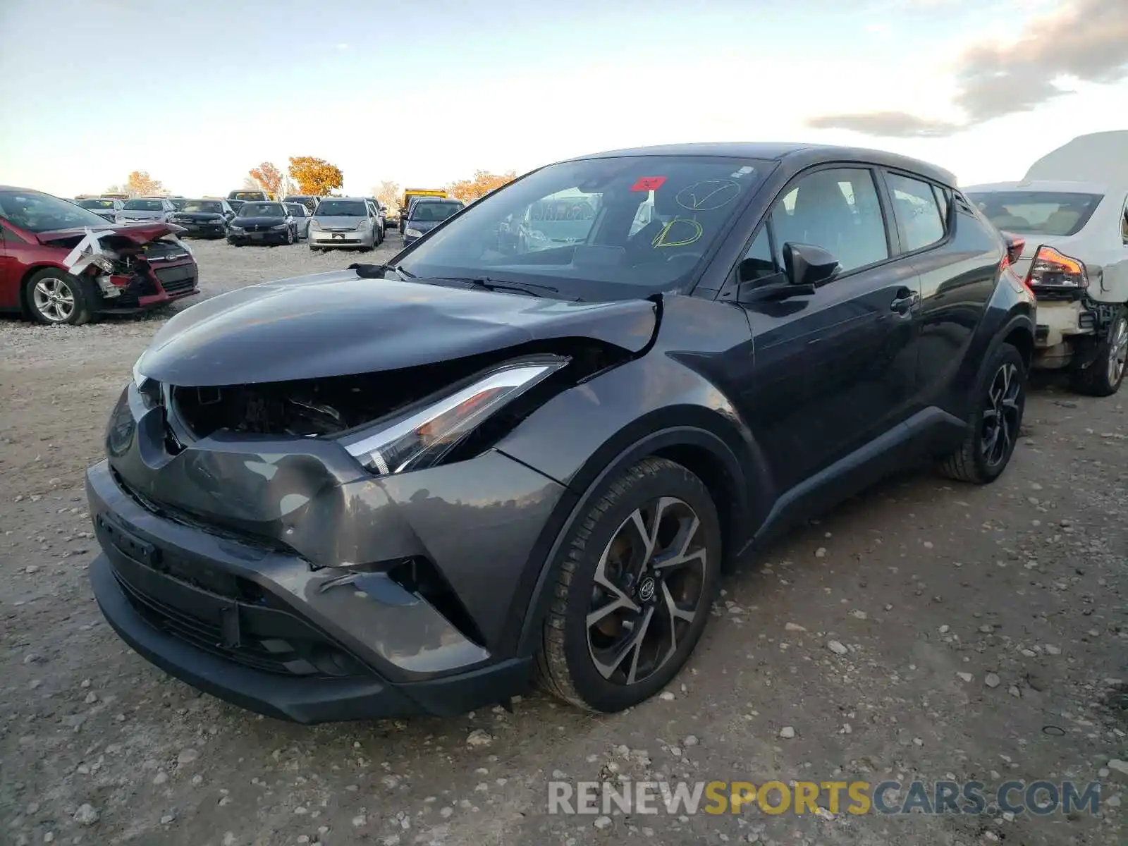 2 Photograph of a damaged car NMTKHMBX3KR086423 TOYOTA C-HR 2019