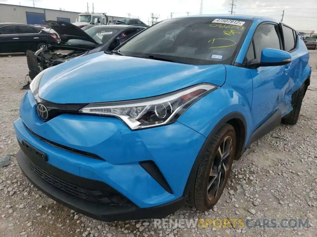 2 Photograph of a damaged car NMTKHMBX3KR086793 TOYOTA C-HR 2019