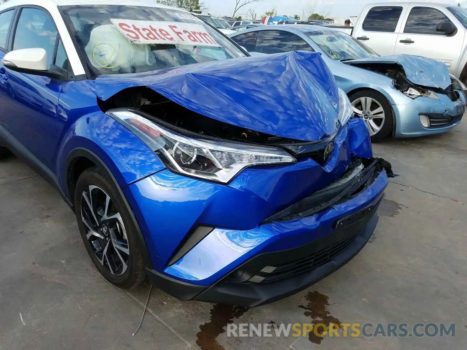 9 Фотография поврежденного автомобиля NMTKHMBX3KR087040 TOYOTA C-HR 2019