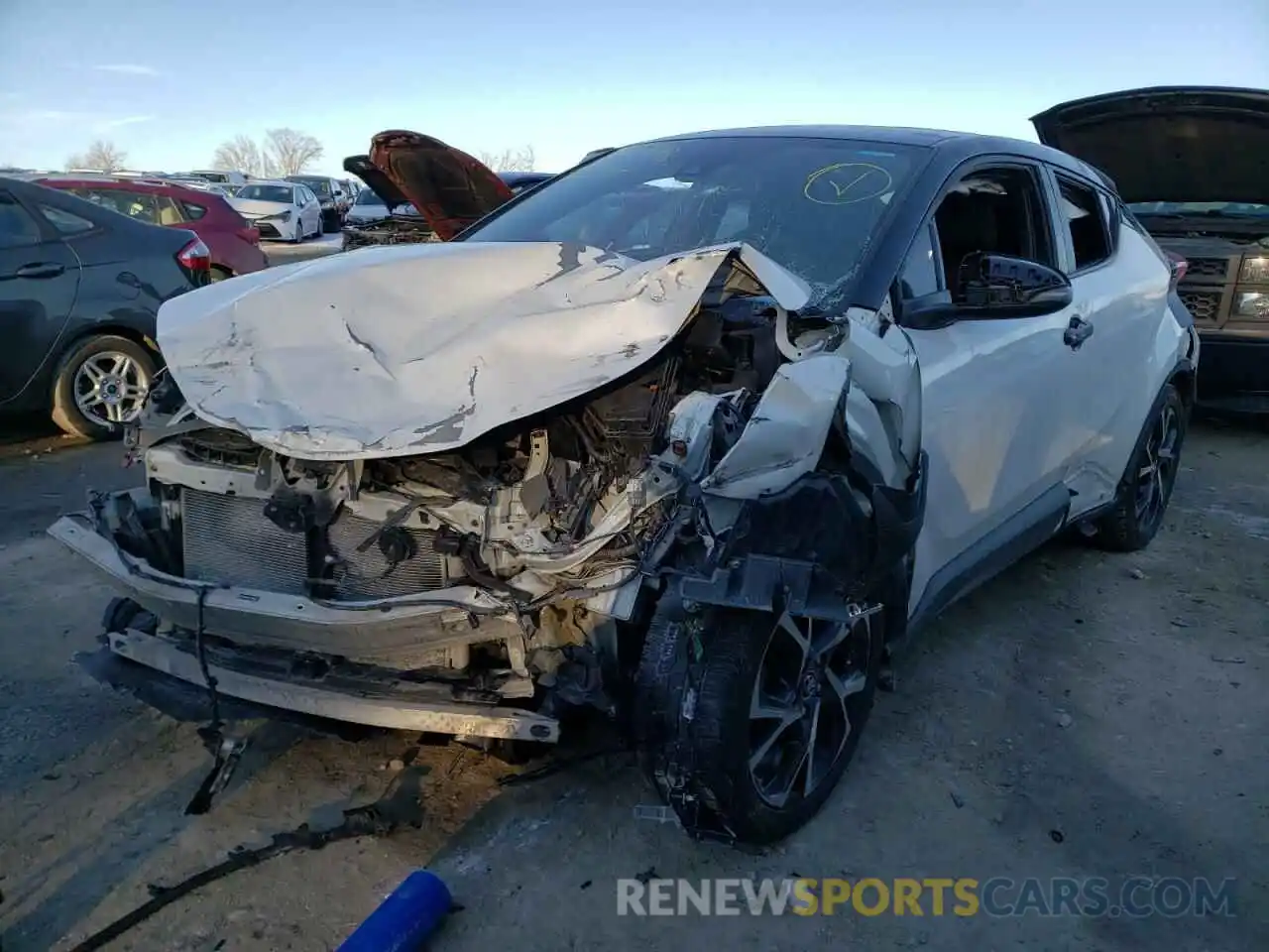 2 Photograph of a damaged car NMTKHMBX3KR088107 TOYOTA C-HR 2019