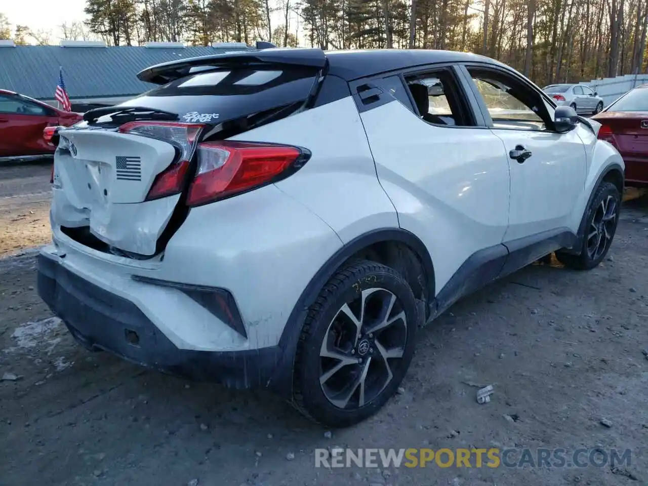 4 Фотография поврежденного автомобиля NMTKHMBX3KR088107 TOYOTA C-HR 2019