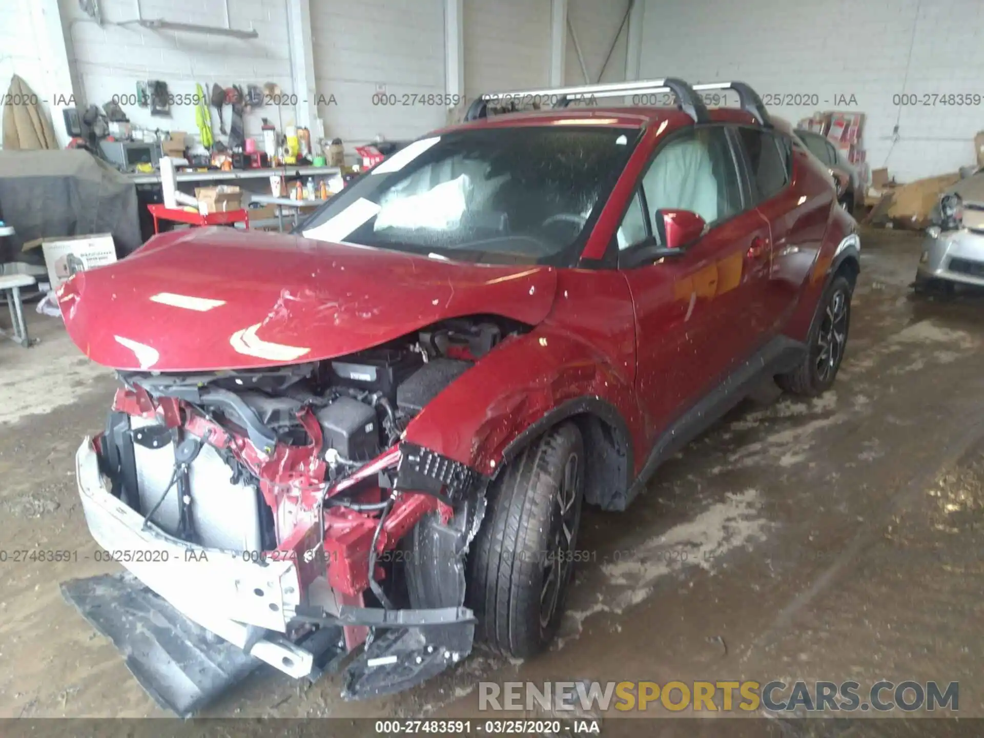 2 Photograph of a damaged car NMTKHMBX3KR088818 TOYOTA C-HR 2019