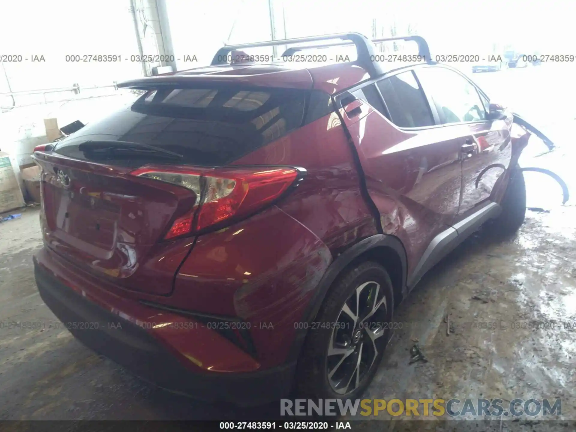 4 Photograph of a damaged car NMTKHMBX3KR088818 TOYOTA C-HR 2019