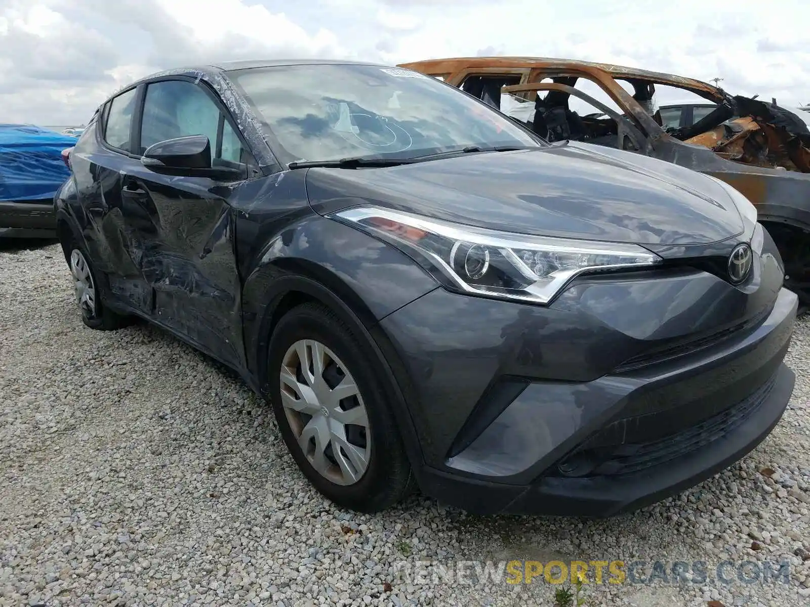 1 Photograph of a damaged car NMTKHMBX3KR090164 TOYOTA C-HR 2019