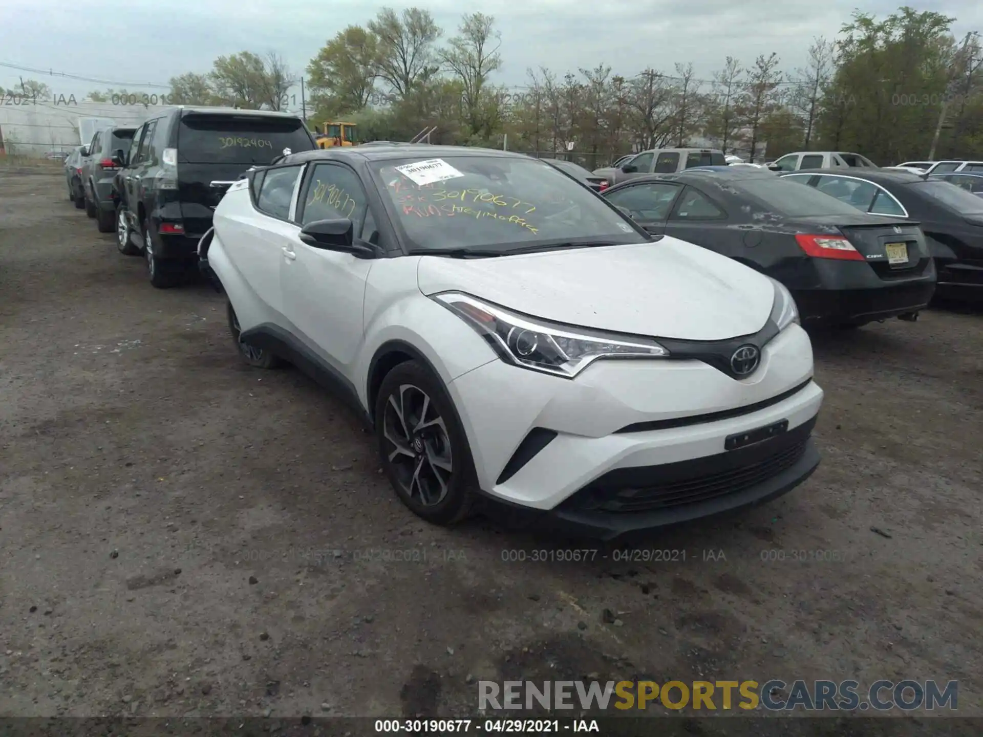 1 Photograph of a damaged car NMTKHMBX3KR090598 TOYOTA C-HR 2019