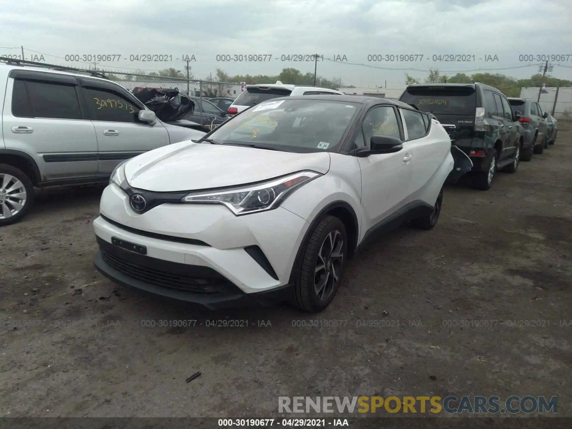 2 Photograph of a damaged car NMTKHMBX3KR090598 TOYOTA C-HR 2019