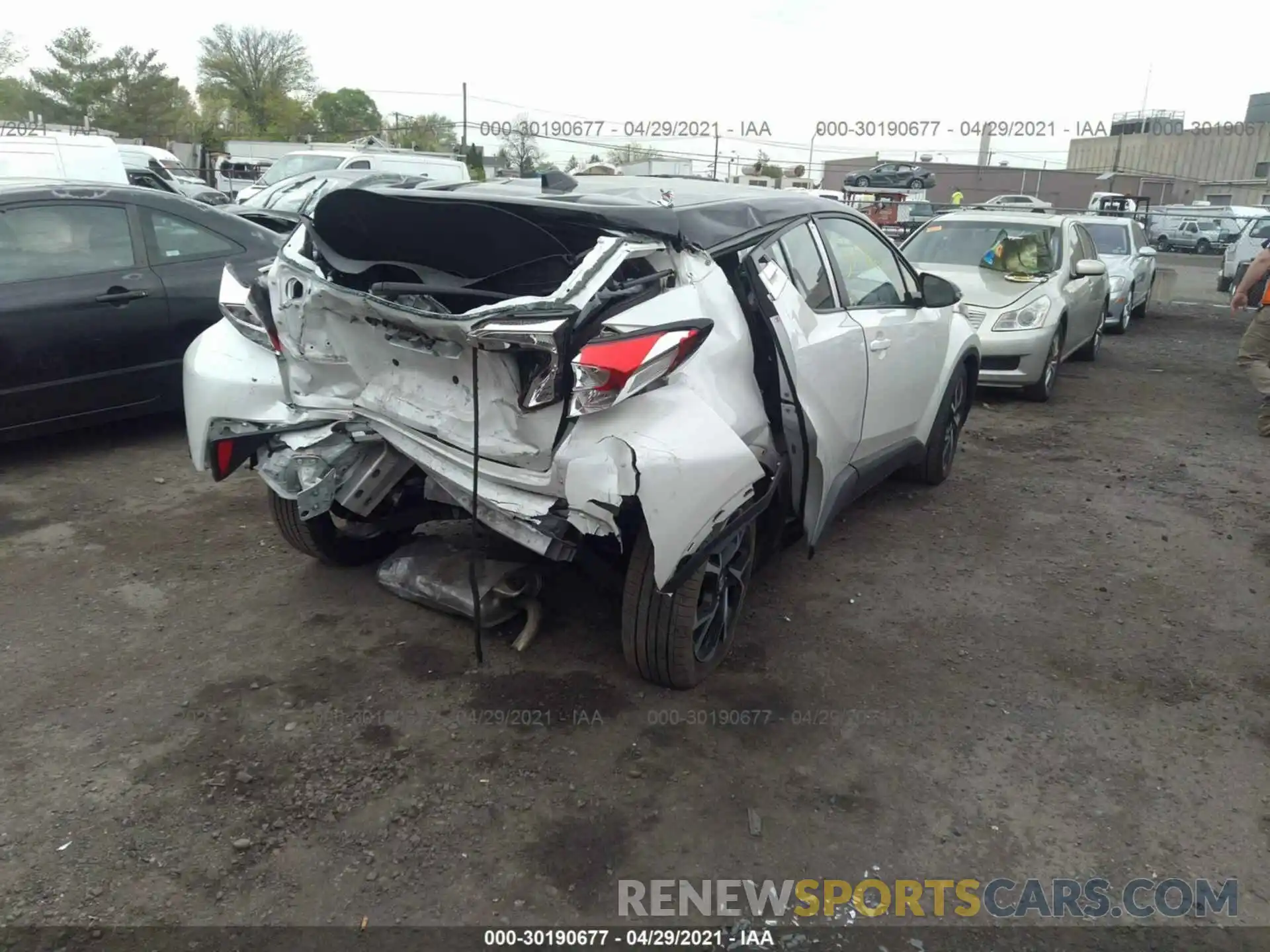 4 Photograph of a damaged car NMTKHMBX3KR090598 TOYOTA C-HR 2019