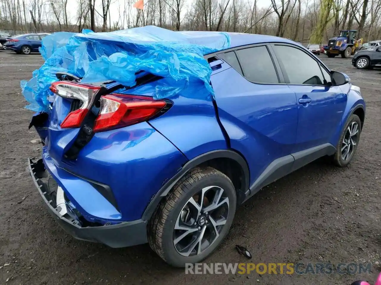 4 Фотография поврежденного автомобиля NMTKHMBX3KR091394 TOYOTA C-HR 2019