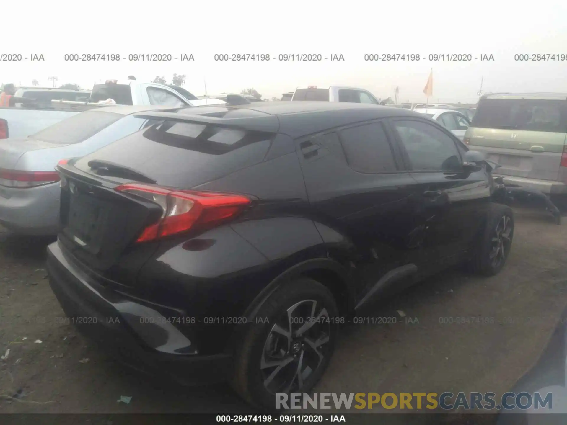 4 Фотография поврежденного автомобиля NMTKHMBX3KR091850 TOYOTA C-HR 2019