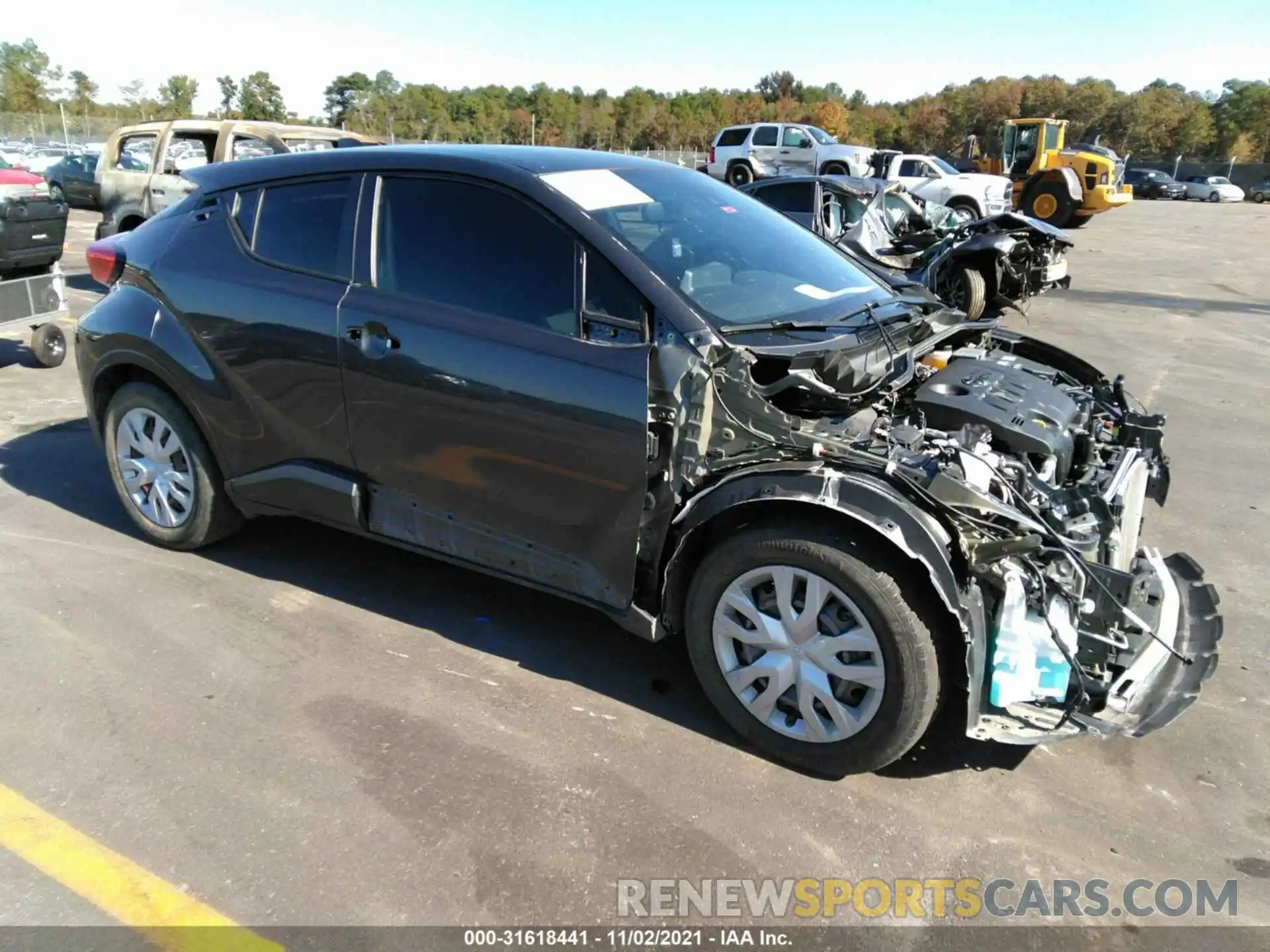 1 Photograph of a damaged car NMTKHMBX3KR092853 TOYOTA C-HR 2019