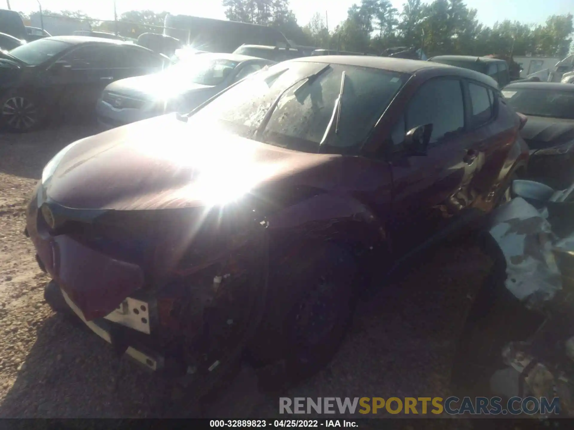 2 Photograph of a damaged car NMTKHMBX3KR094117 TOYOTA C-HR 2019