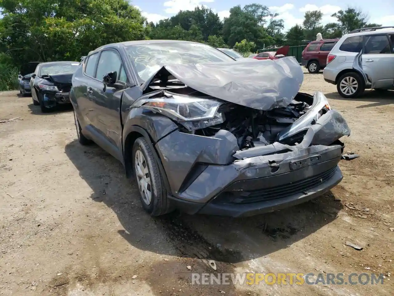 1 Photograph of a damaged car NMTKHMBX3KR094344 TOYOTA C-HR 2019