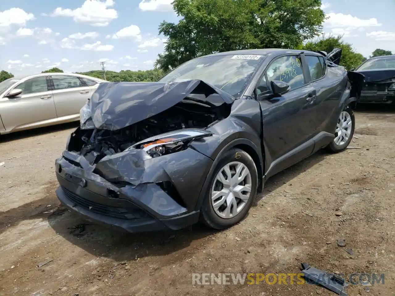 2 Photograph of a damaged car NMTKHMBX3KR094344 TOYOTA C-HR 2019