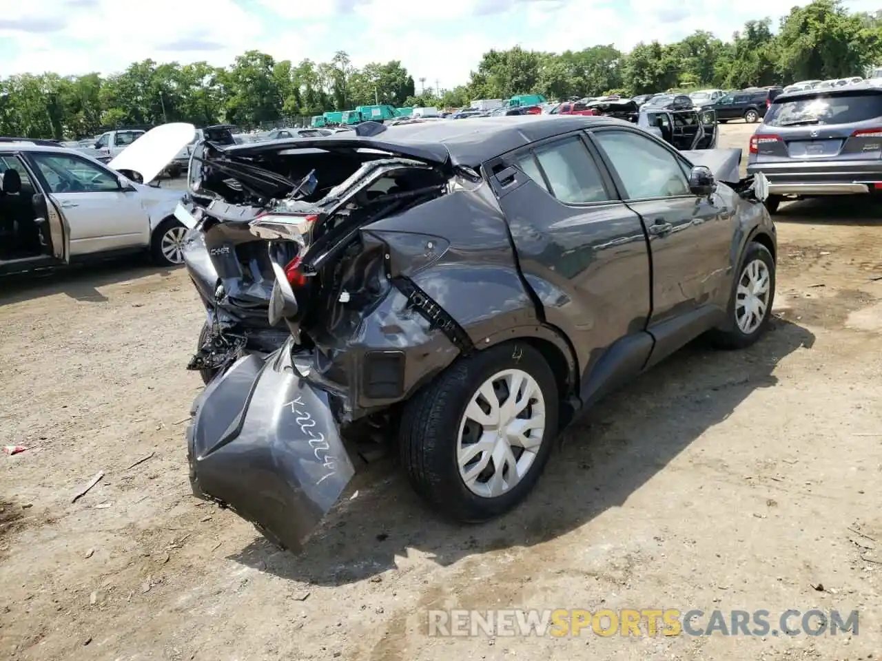 4 Photograph of a damaged car NMTKHMBX3KR094344 TOYOTA C-HR 2019