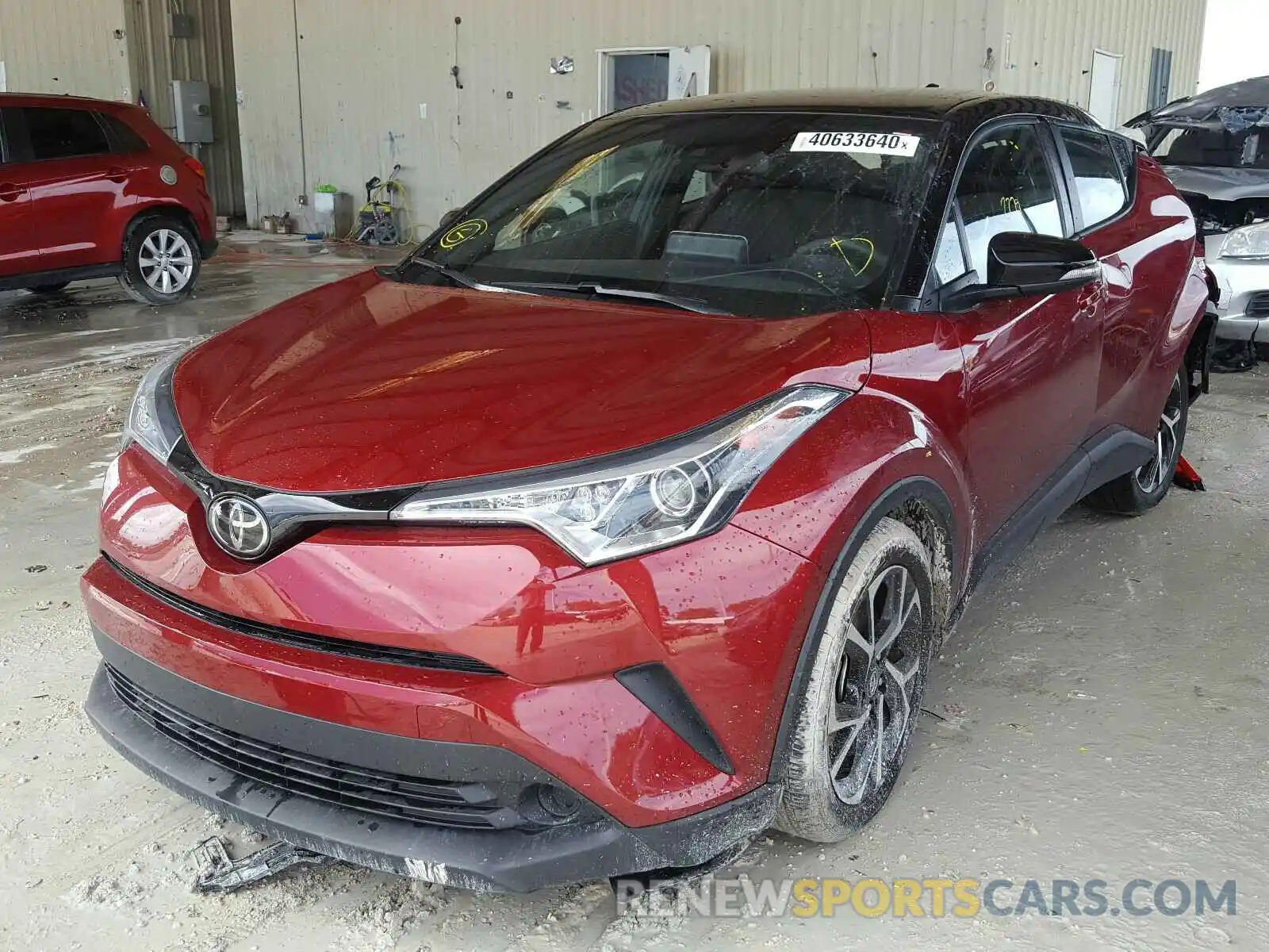 2 Photograph of a damaged car NMTKHMBX3KR094781 TOYOTA C-HR 2019