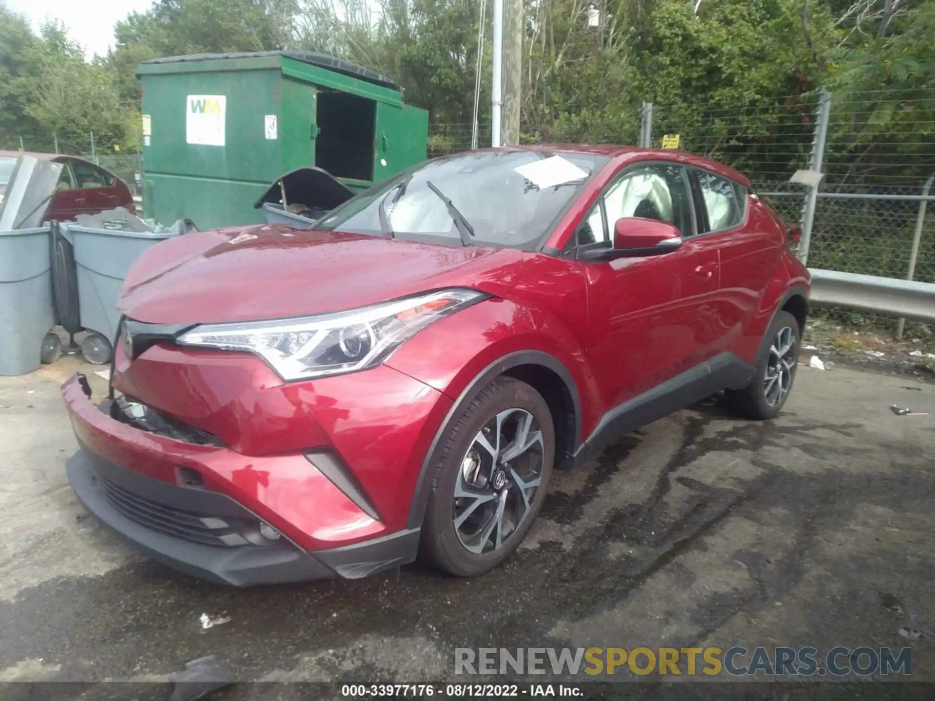 2 Photograph of a damaged car NMTKHMBX3KR095316 TOYOTA C-HR 2019