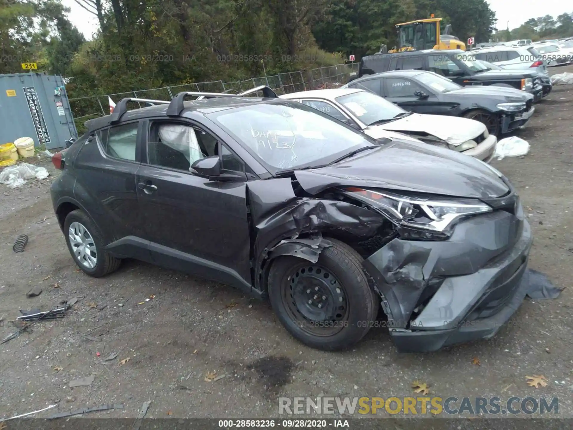 1 Photograph of a damaged car NMTKHMBX3KR097096 TOYOTA C-HR 2019