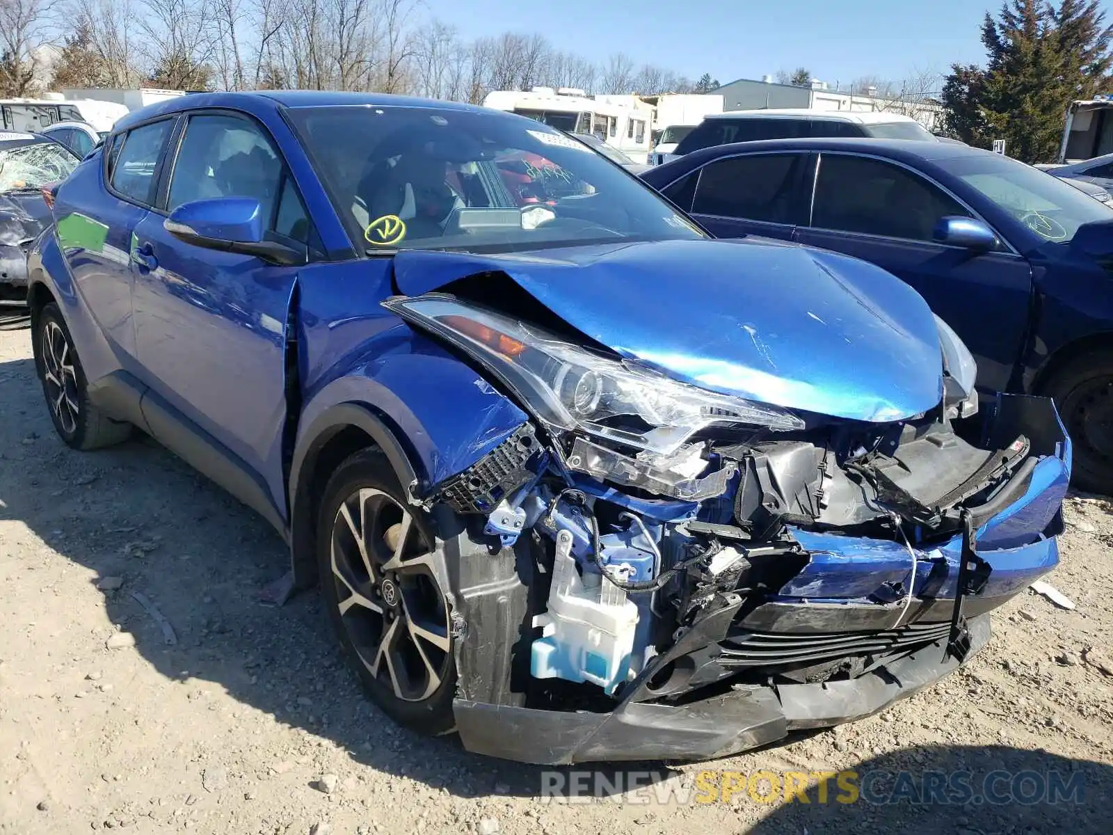 1 Photograph of a damaged car NMTKHMBX3KR098362 TOYOTA C-HR 2019