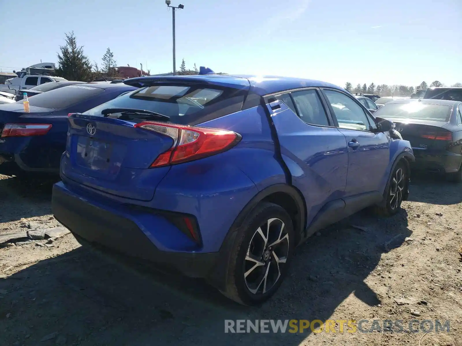 4 Photograph of a damaged car NMTKHMBX3KR098362 TOYOTA C-HR 2019