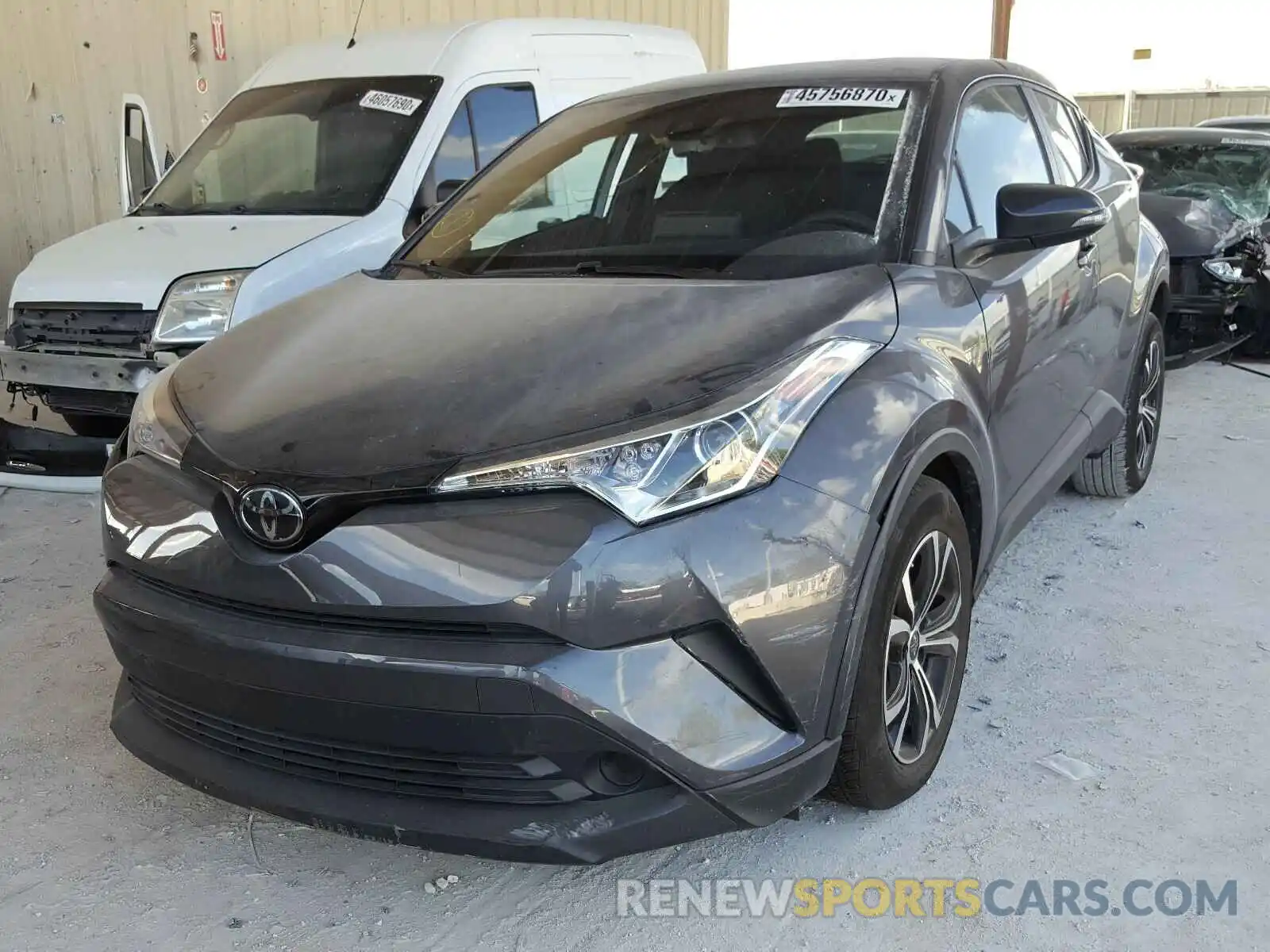 2 Photograph of a damaged car NMTKHMBX3KR100823 TOYOTA C-HR 2019