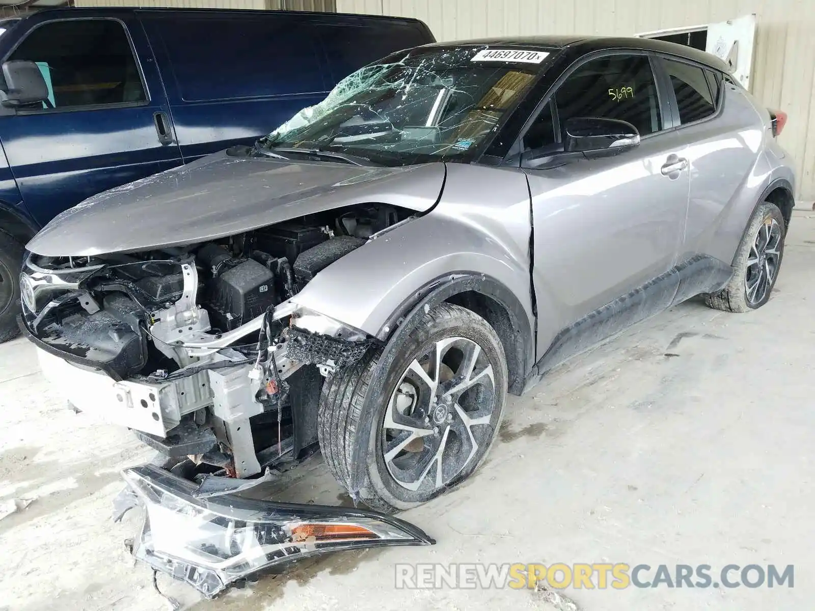 2 Photograph of a damaged car NMTKHMBX3KR101311 TOYOTA C-HR 2019