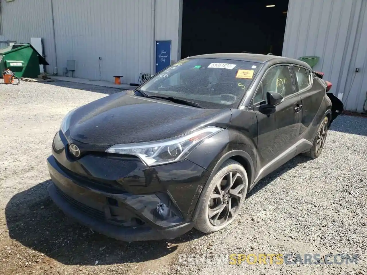 2 Photograph of a damaged car NMTKHMBX4KR067685 TOYOTA C-HR 2019