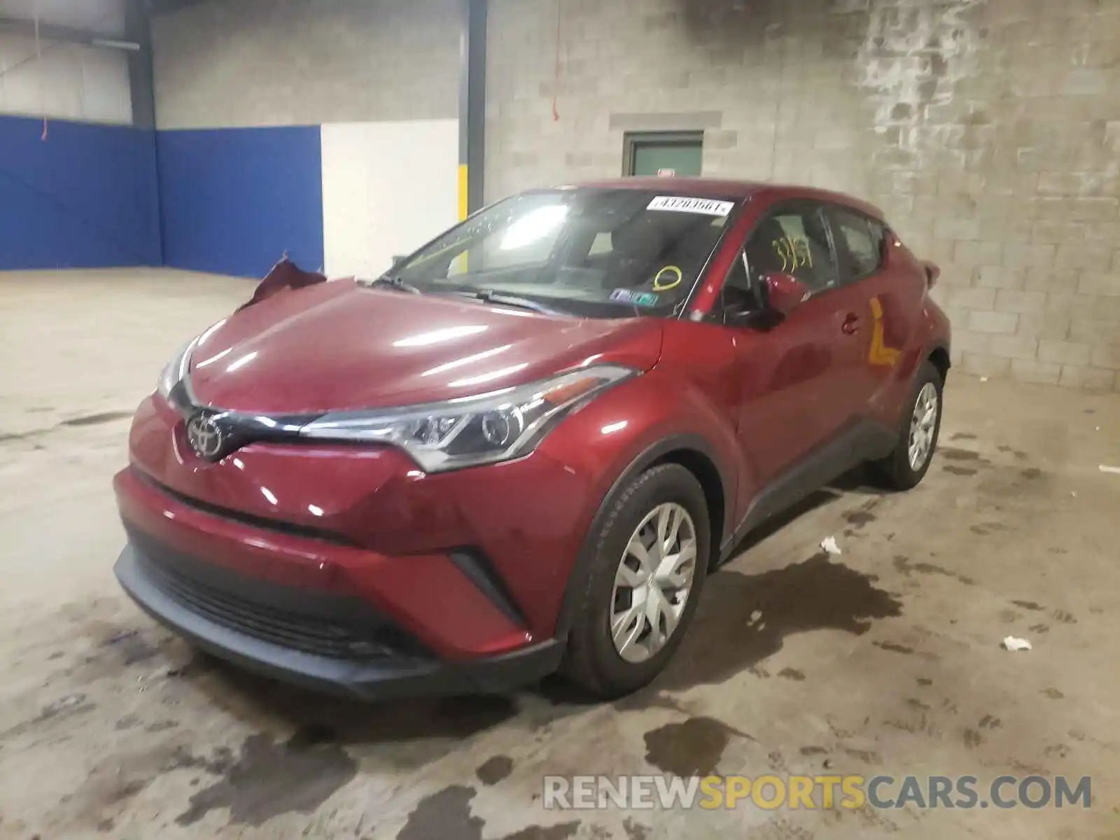 2 Photograph of a damaged car NMTKHMBX4KR070280 TOYOTA C-HR 2019