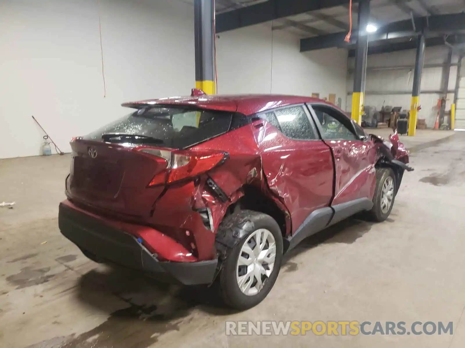 4 Фотография поврежденного автомобиля NMTKHMBX4KR070280 TOYOTA C-HR 2019