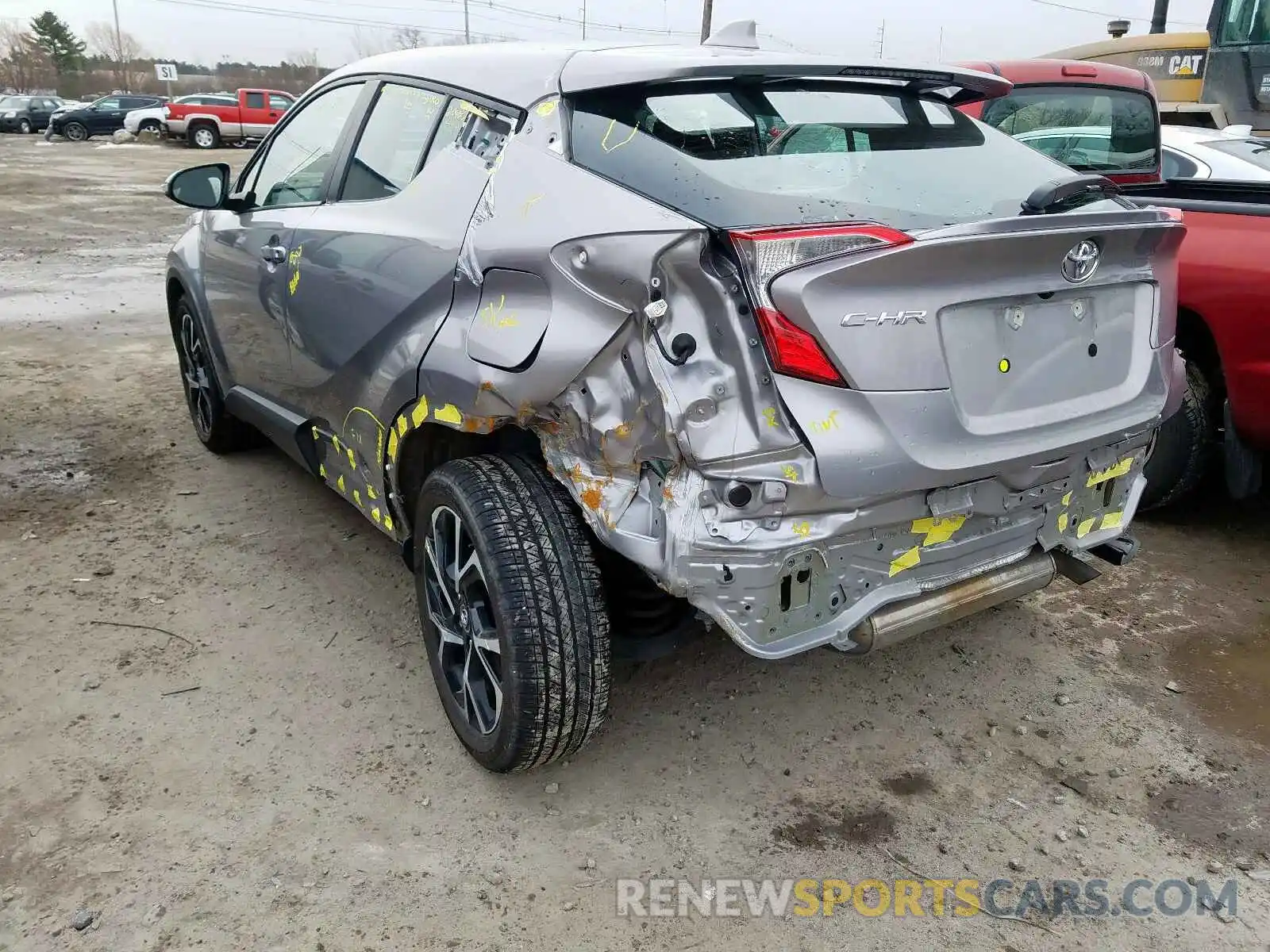 3 Фотография поврежденного автомобиля NMTKHMBX4KR071848 TOYOTA C-HR 2019