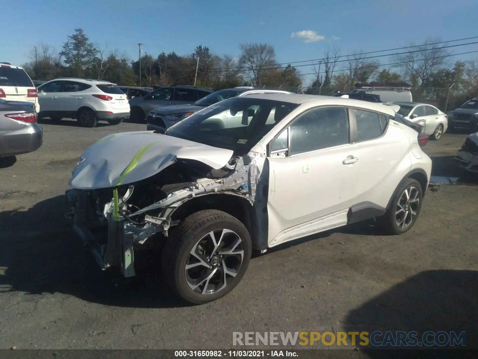 2 Photograph of a damaged car NMTKHMBX4KR073485 TOYOTA C-HR 2019