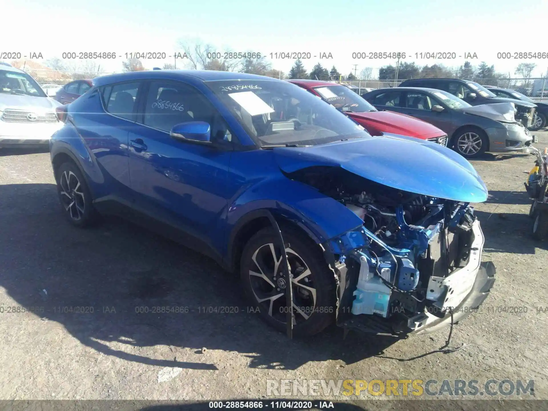 1 Photograph of a damaged car NMTKHMBX4KR074877 TOYOTA C-HR 2019