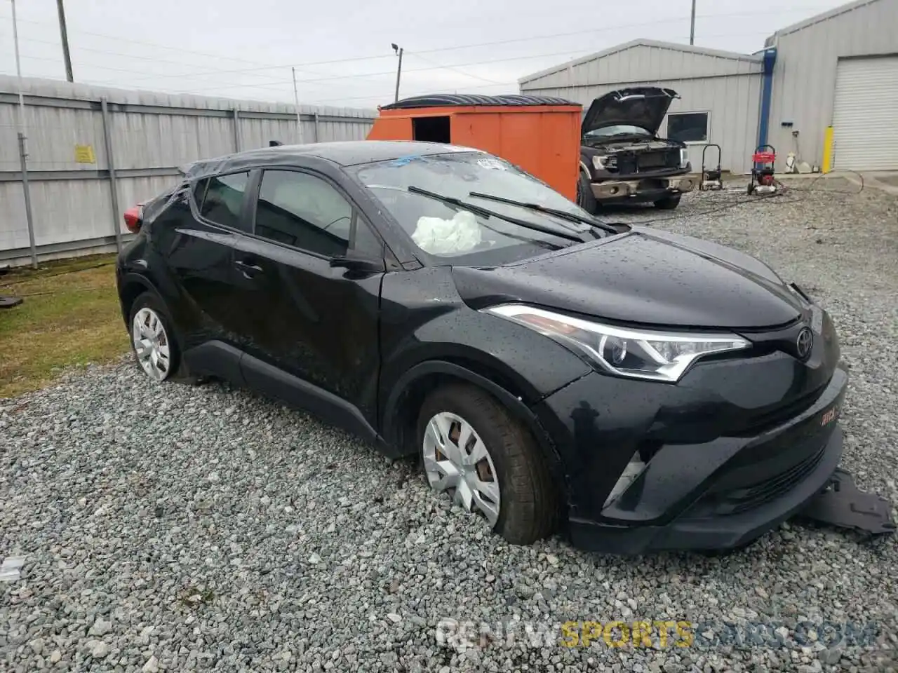 1 Photograph of a damaged car NMTKHMBX4KR076435 TOYOTA C-HR 2019