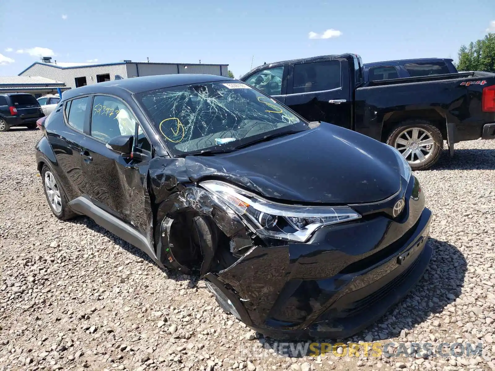 1 Photograph of a damaged car NMTKHMBX4KR076533 TOYOTA C-HR 2019