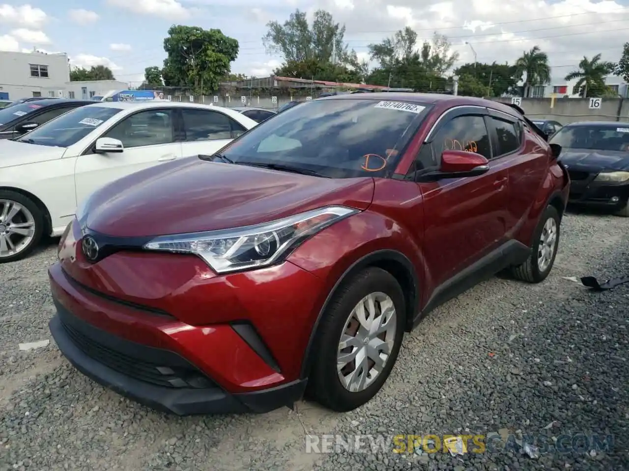 2 Photograph of a damaged car NMTKHMBX4KR076774 TOYOTA C-HR 2019