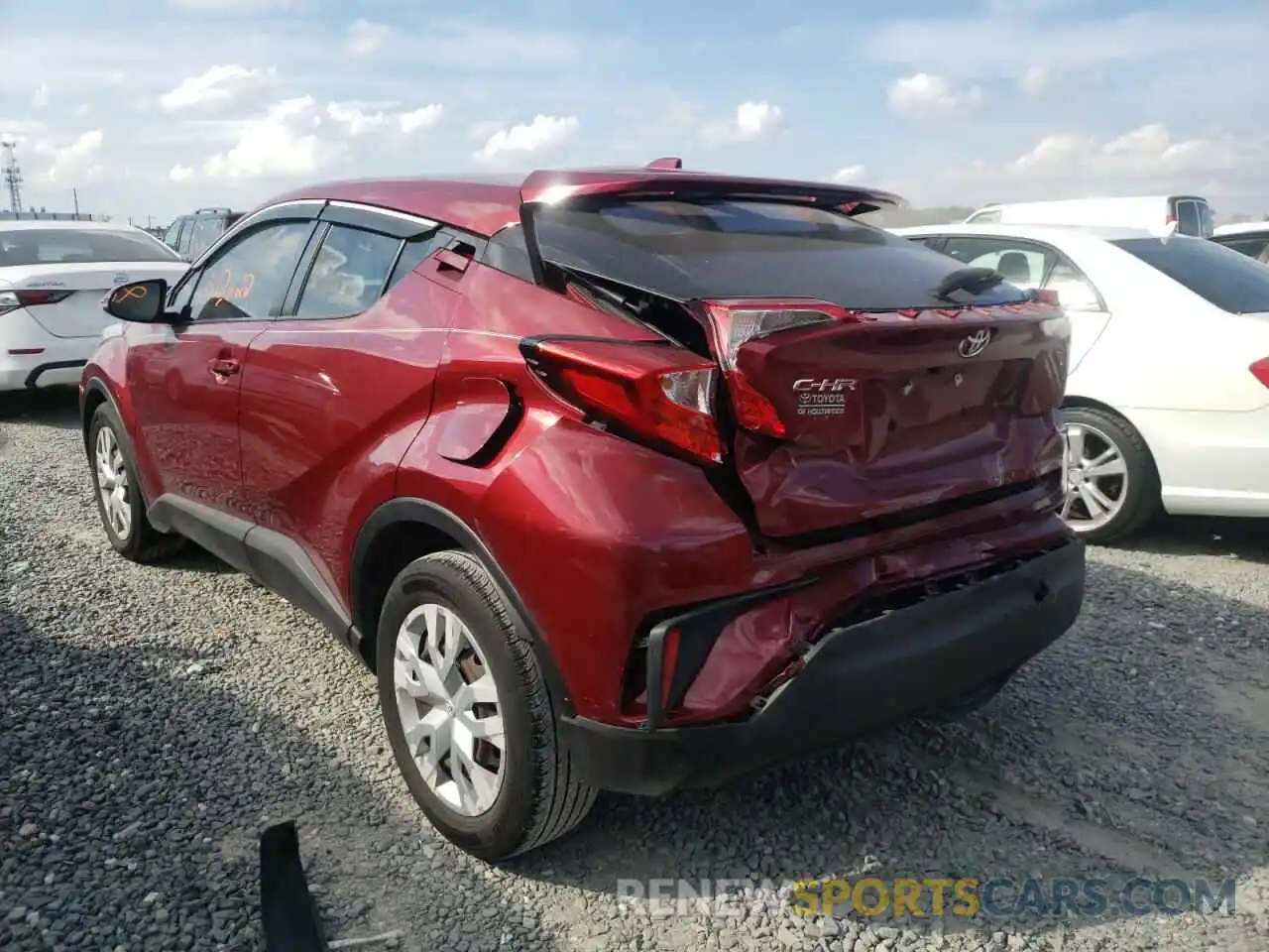 3 Photograph of a damaged car NMTKHMBX4KR076774 TOYOTA C-HR 2019