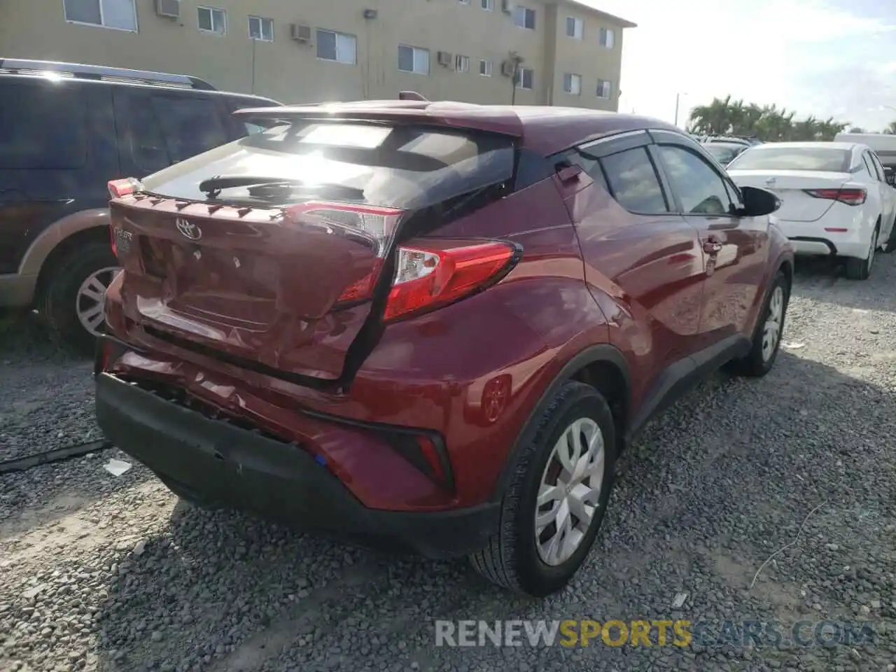 4 Photograph of a damaged car NMTKHMBX4KR076774 TOYOTA C-HR 2019